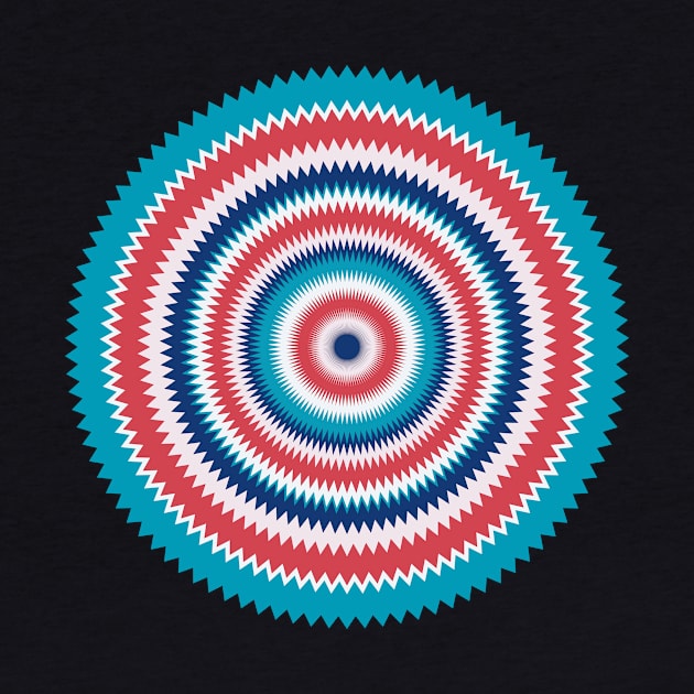 Retro Hippie Radial by n23tees